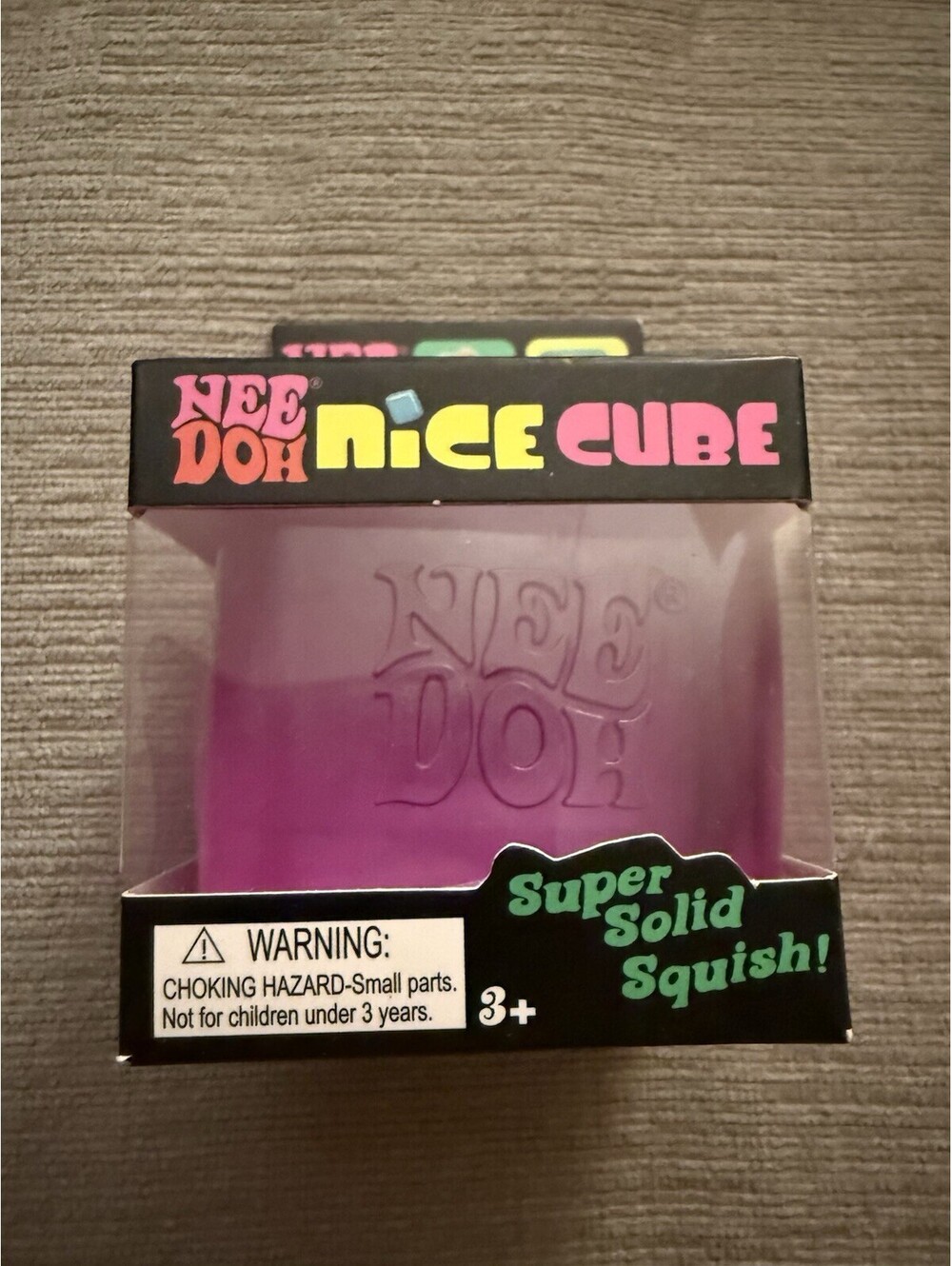 NeeDoh Nice Cube Original Schylling Super Solid Squish NEW Authentic